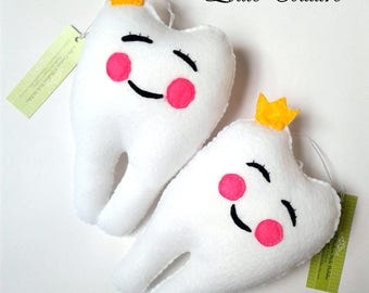 Tooth Fairy pillow, Fairy Tooth pillow, Tooth Fairy, Felt Tooth Pillow, girl tooth pillow, girl tooth fairy, boy tooth pillow, tooth pillow