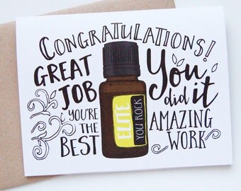 DoTERRA Essential Oil Printed Notecards - Set of 10