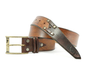 Accessories for Him, Genuine Leather, Men's Fashion, Men's Belt, Brown Belt, Leather Wear, Belt Buckle, Artisan Accessories, Men's Design