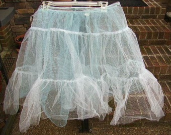 Vintage (2) Tulle Net Crinoline Petticoat Slips/Child or Adult