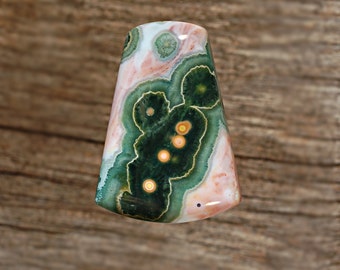 Ocean Jasper Cabochon, Designer Cabochons Handmade by MagicStones.