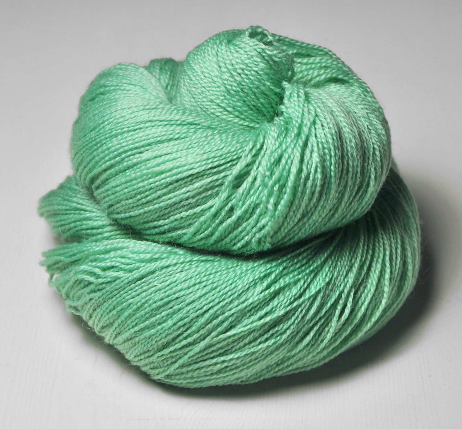 Green sea Merino/BabyCamel Lace Yarn LIMITED EDITION