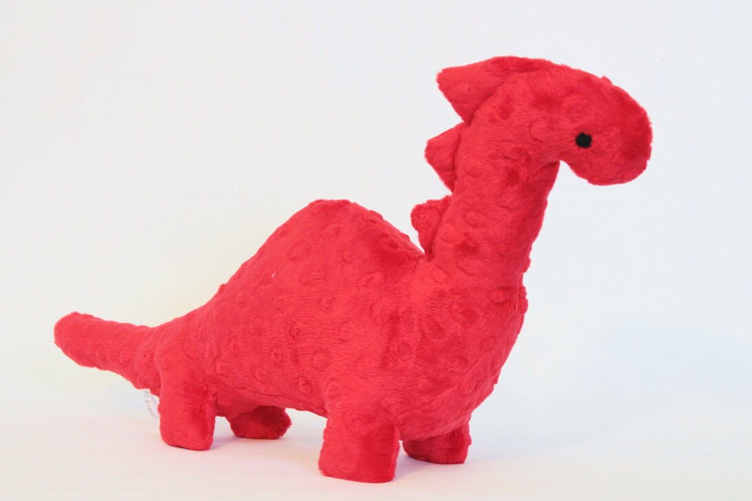 red dinosaur teddy