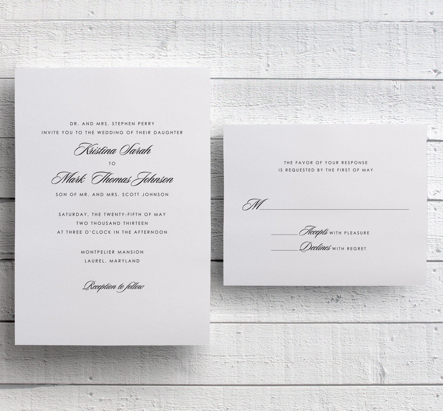 Simple Wedding Invitations Simple Invitations Printable