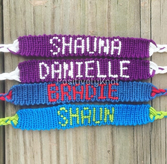 Custom Name Friendship Bracelet