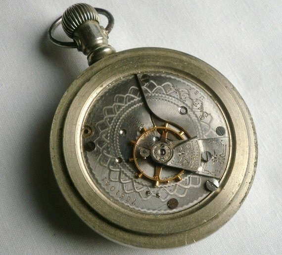 Vintage Sun Dial Working Pocket Watch