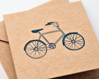 Bicycle Mini Cards // Blank Cards // Enclosure Cards // Gift Tag // Party Favor // Love Note // Advice Card // Scrapbooking