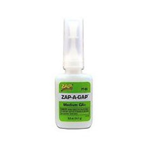 Zap A Gap Glue 1/2 oz and Zap a Gap Gel Tube 3g .10 OZ.