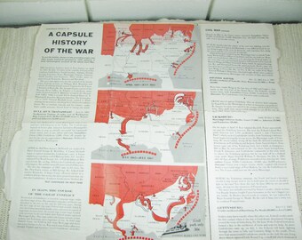 Vtg Civil War paper emphemera