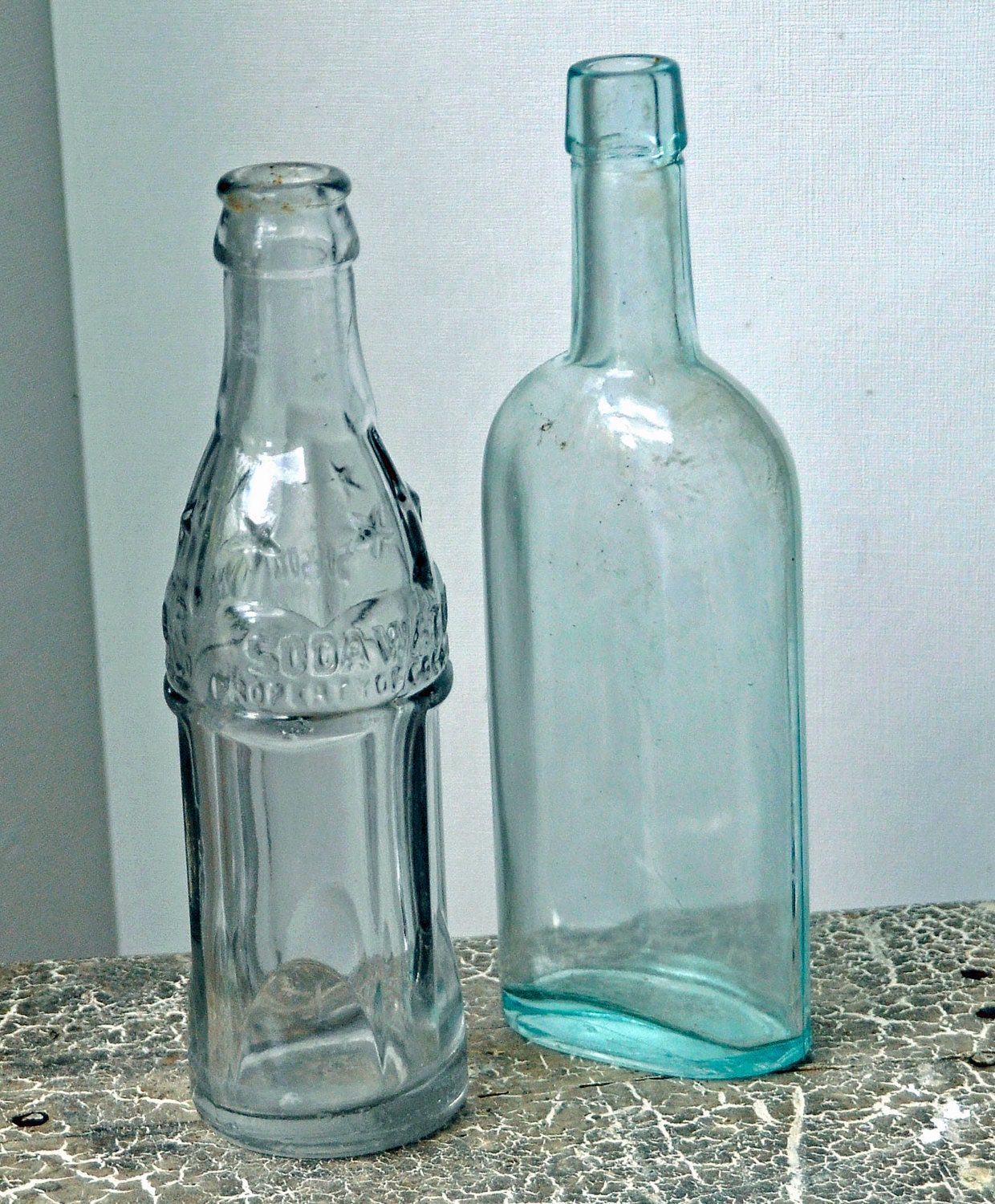 Download Antique '30s Clear STAR SODA WATER Bottle w/6 Stars Yellowimages Mockups