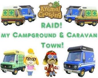 Caravan Raid Town: Get All the RV & Harvey's Campground Items!!! (Animal Crossing Items)