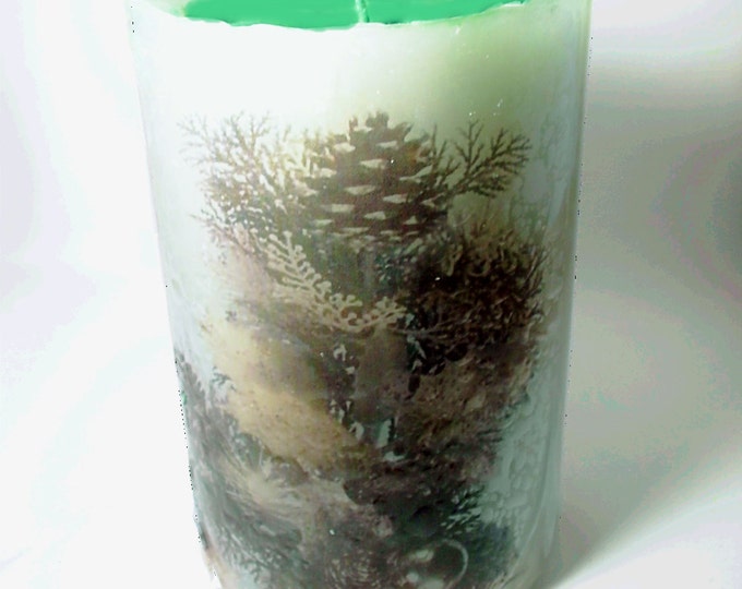 Christmas Evergreen Bough Candle