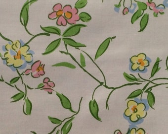 floral cotton fabric 1960s decorator fabric greeff fabric vintage floral decorator fabric vintage floral fabric - Decorator Fabric floral cotton fabric 1960s decorator fabric greeff fabric vintage floral decorator fabric vintage floral fabric - Decorator Fabric