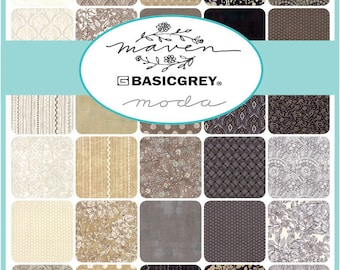 Maven Charm Pack by Basic Grey for Moda