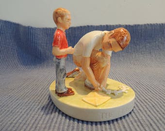 SALE - Sebastian Miniature, The First Kite, W original box, Excellent condition, 1981, Vintage