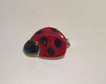 Tiny lady bug pin