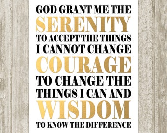 Serenity Prayer Wall Decor serenity prayer sign | etsy Serenity Prayer Wall Decor serenity prayer sign | etsy