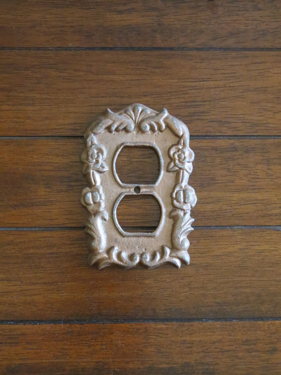 Copper or Pick Color Decorative Electric Outlet Plate