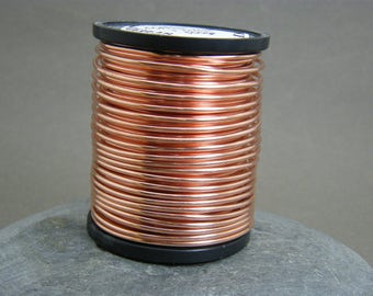 Copper wire ~ 1.6 mm gauge bare copper wire ~ Antique copper wire ~ 16g copper wire ~ Jewellery supplies ~ Wire wrapping ~ Jewelry wire ~ UK