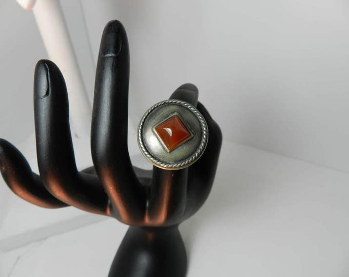 Signed BEN AMUN Ring, Ben-Amun Jewellery, Statement Runway Ring, Vintage Jewellery, Collectible Fashion Jewelry, Size 6.5, Gift for Her