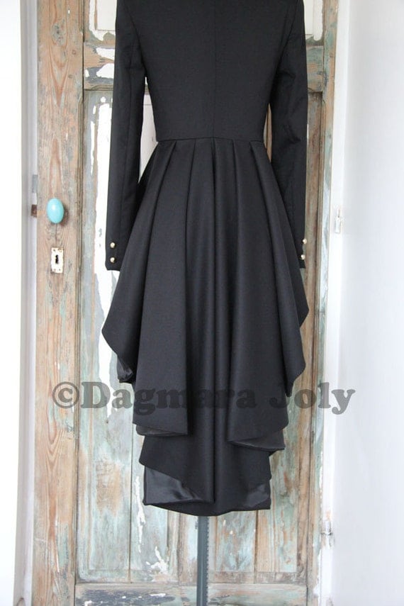 high low leather jacket