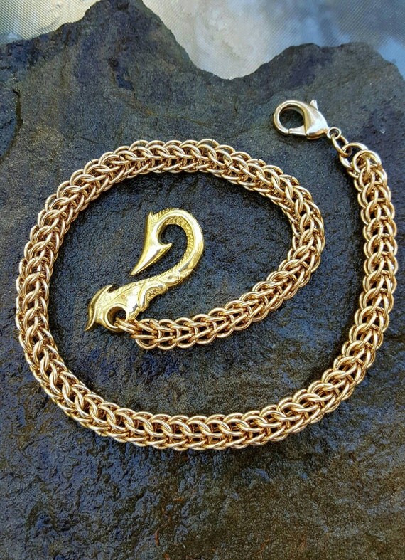 Solid Brass Wallet Chain