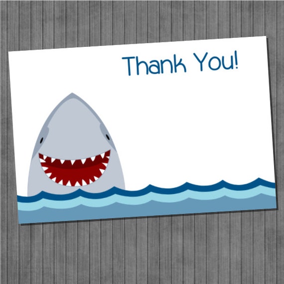 Shark Thank You Card