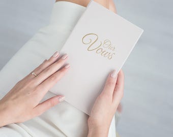  Wedding vow book Etsy