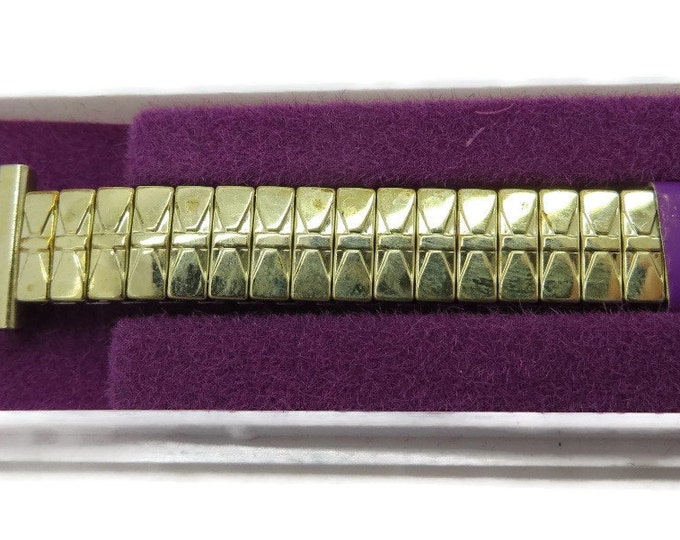 ON SALE! ROWI Fixo-Flex 8mm Gold Tone Watch Band