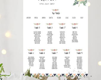 Seating chart | Etsy