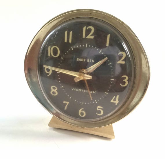 Items similar to Vintage Metal Westclox Baby Ben WindUp Alarm Clock on