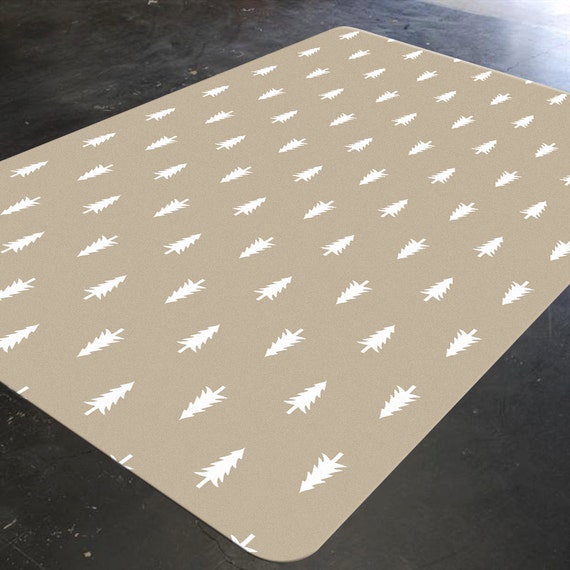 Taupe Rug Tree Decor Kids Floor Rugs Nursery Floor Rug