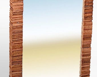 Reclaimed Wood Mirror, Wood Mirror, Rustic wood mirror, Modern Wood Mirror
