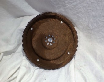 Large Metal Gear, Cog, or Sprocket, Rusty Factory Industrial Salvage