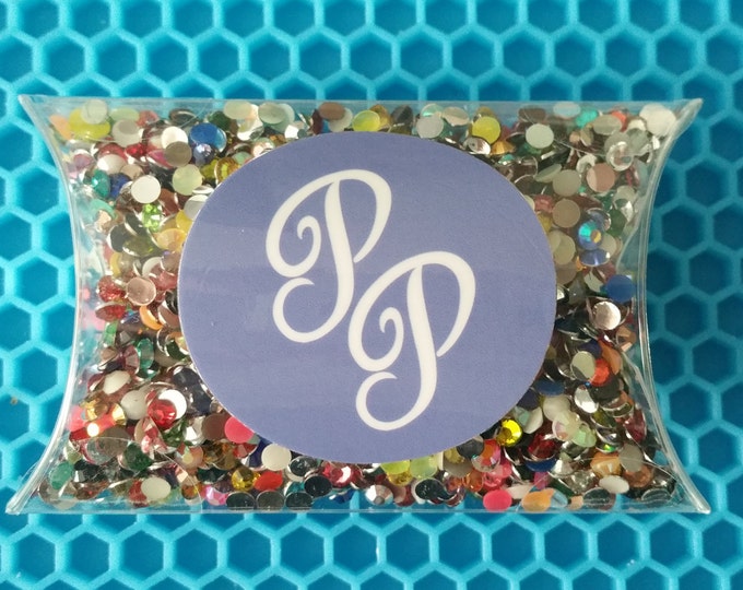 White Rhinestone Gems Flat Back Face Art Nail Art Scrapbook Phone Decoration 2mm 3mm 4mm 5mm 6mm