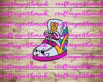 Sneaky Wedge Shopkins SVG Cricut Explore