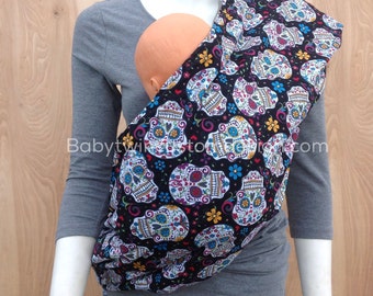 Sling Baby Carrier- Flokoric Skulls