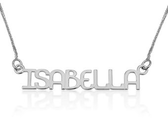 Name necklace-Personalized jewelry-Monogram & Name necklace- Custom Name chain-Memorial gift-Personalized name chain-For her-Graduation gift