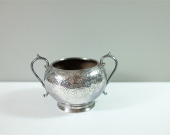 Vintage small silver plated bowl by Slater Brothers, Sheffield, England - Small bowl by Slater Brothers - Antique small decorative bowl