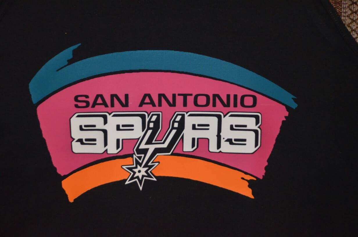 San Antonio Spurs Old school logo by TinasCustomTees on Etsy