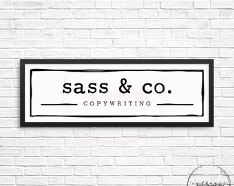 Premade Logo Design / Watercolor Logo / Photography Logo / Business Logo / Small Business Logo / Watercolour Logo / Wedding Logo / Watermark