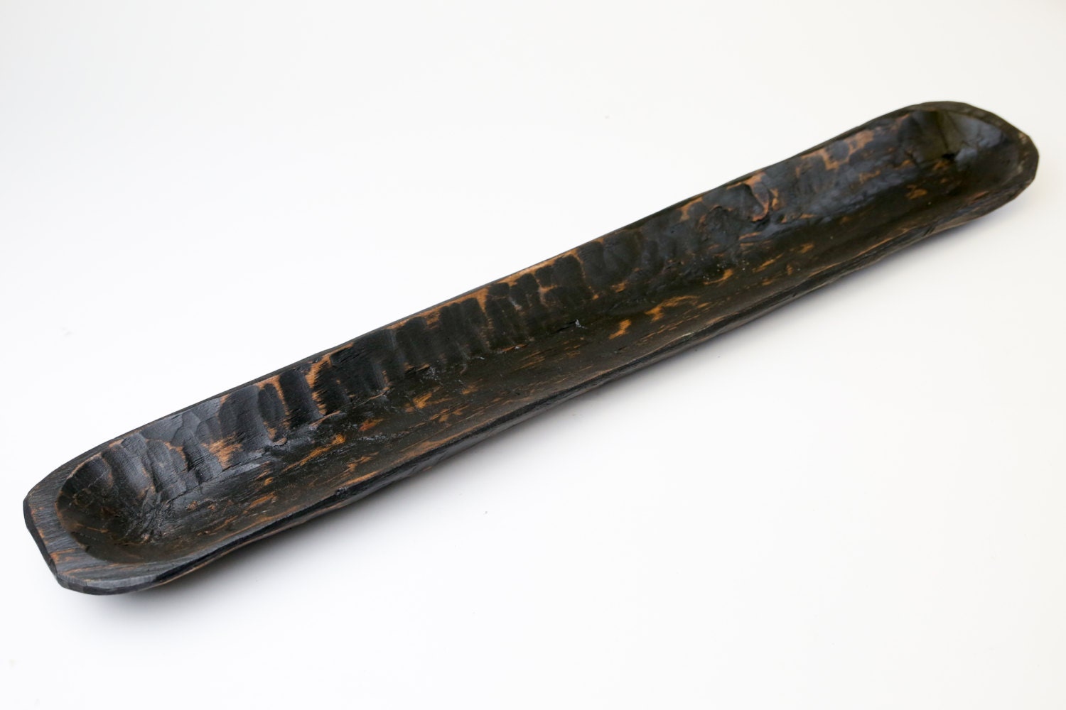 Black Rustic Wooden Baguette Dough BowlBatea