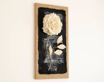 Burlap Wall Decor burlap picture | etsy Burlap Wall Decor burlap picture | etsy