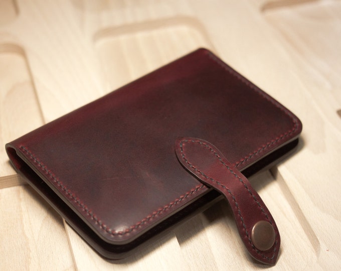 Campari Leather Travel Wallet/Passport holder/Campari Leather Travel Organizer/