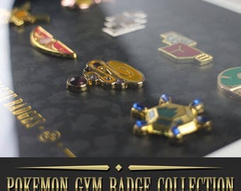 Pokemon GYM Badge collection - Gen6 XY Kalos Region and others