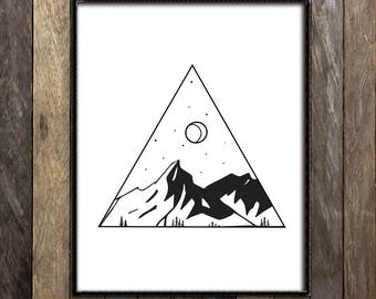 White Wall Art mountain wall art | etsy White Wall Art mountain wall art | etsy