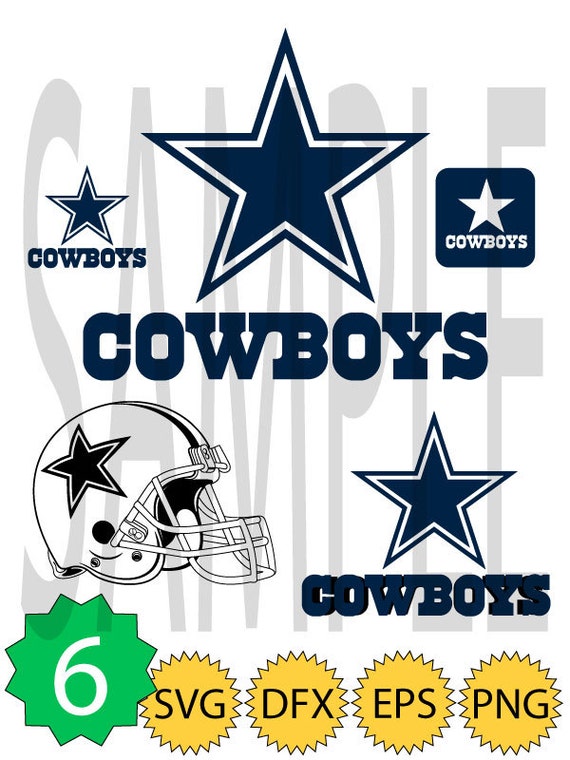 Download SALE Dallas Cowboy svg dfx png eps layered cut cutting files