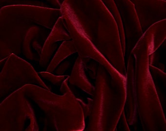 20% OFF Burgundy Velvet Fabric Dress Strechable velvet Commercial Fabric Curtain Fabric Fashion Velvet Upholstery Decorative Fabric