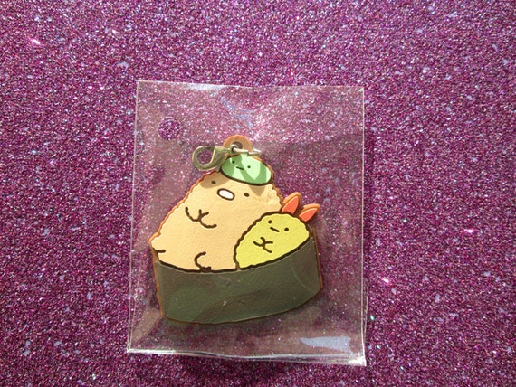 sumikko gurashi sushi keychain