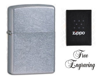 Personalized Street Chrome Zippo Lighter Hand Engraved Custom